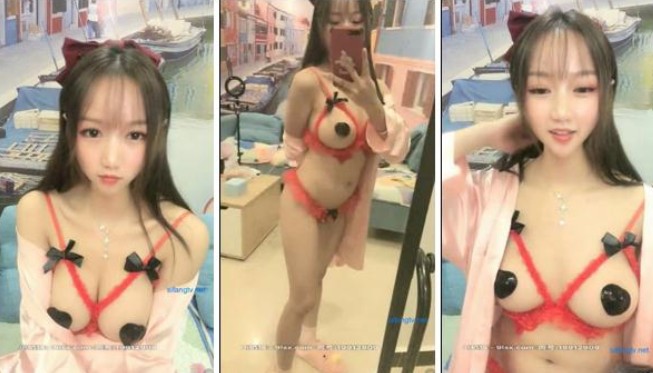 韩奶儿高甜美少女穿着情趣吊带内衣骚痒的阴道想要哥哥大黑牛狂震阴蒂爽死这妹啦..