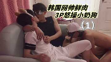 1韩国网帅鲜肉3P怒操小奶狗-yut